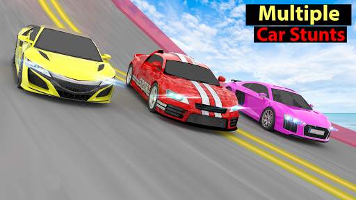 Mega Ramp GT Car Racing Stunts : Impossible Track screenshot 2