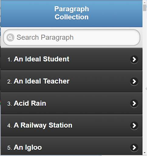 Paragraph Collection screenshot 5