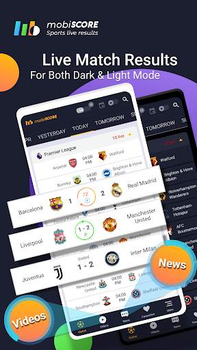 mobiSCORE Today Live Scores screenshot 1