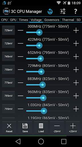 3C CPU Manager (root) screenshot 3