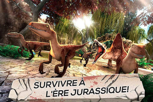Dinosaure Jurassique - 3D Simulateur de Courses screenshot 1