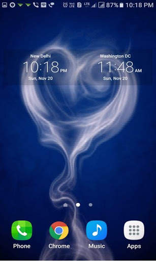 Steam Heart Live Wallpaper screenshot 3