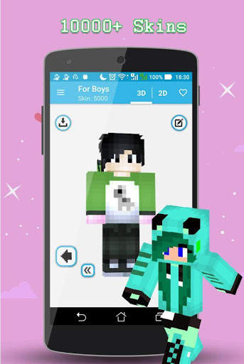 Mod Skins for  Minecraft 3D screenshot 4