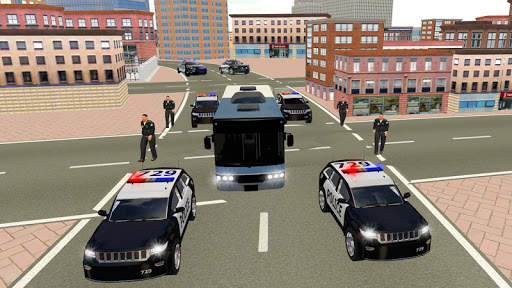 US Police Bus Driving Sim:Jail Prisoner Transport screenshot 4