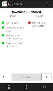 Queboard (Pros & Cons) скриншот 2