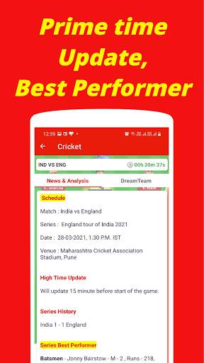 Dream Team11 - Fantasy Team Guide for Dream11 screenshot 3