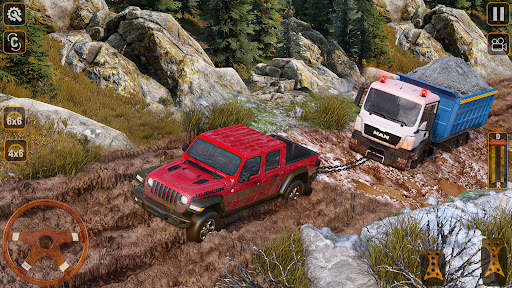 Offroad Driving Mud Truck Game screenshot 6