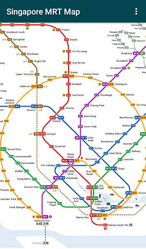 Singapore Train Map (Offline) screenshot 2