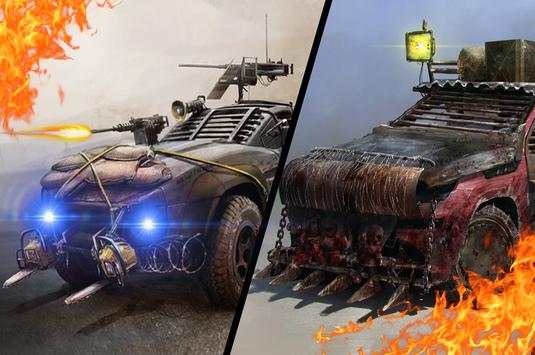 Zombie Shooting Race Adventure: Guns Cars, Zombies screenshot 1