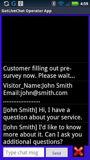 Live Chat / Live Support App screenshot 4