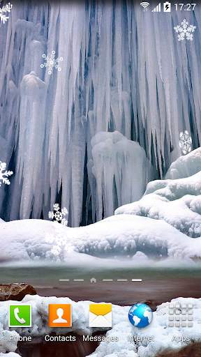 Winter Waterfalls Wallpaper screenshot 4