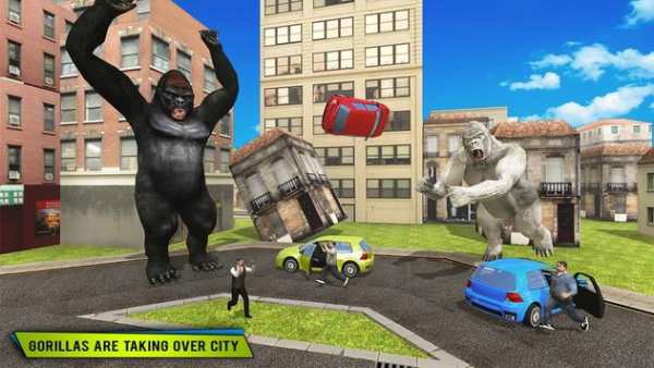 Angry Gorilla Rampage Attack Beast City Smasher screenshot 1