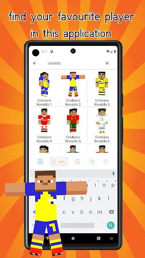 Sepak Bola Mod Map Skin MCPE screenshot 3