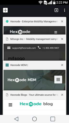 Hexnode Kiosk Browser screenshot 3