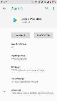 Play Services and Play Store Info 2019 4 تصوير الشاشة