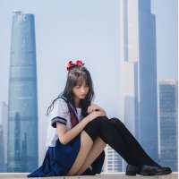 Sexy Japanese School Girl logo
