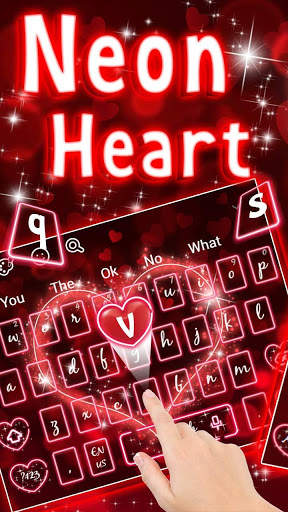 Luminous Heart Keyboard Theme screenshot 1