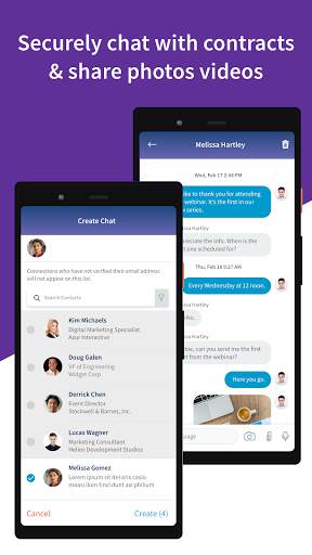 DoveCard: Exchange Business Cards on Video Calls скриншот 4