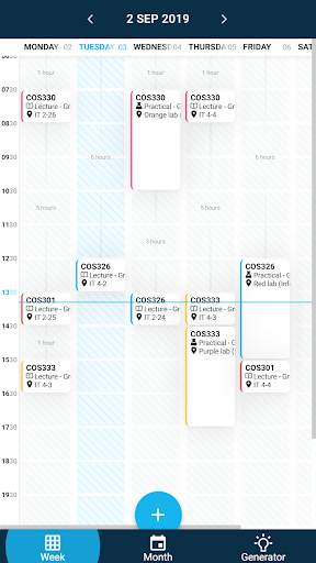 Tuks Timetable screenshot 3