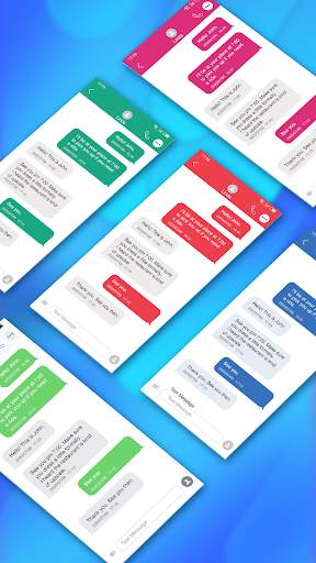 Fast messenger - Free SMS & Emoji screenshot 4