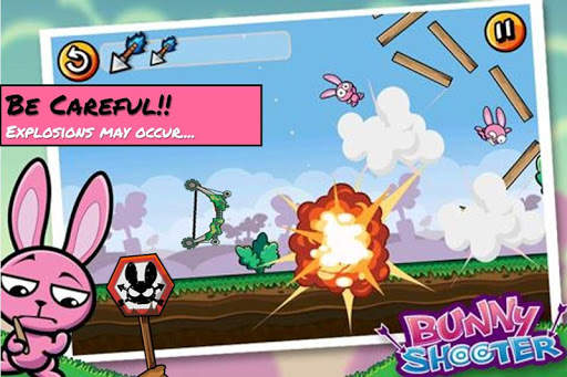 Bunny Shooter Free Funny Archery Game screenshot 2