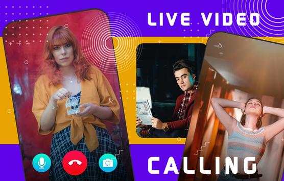 Live talk : random video chat app with strangers screenshot 1