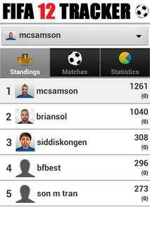 Tracker - for FIFA 12 screenshot 1