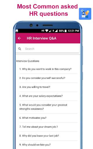 HR Interview Questions Answers скриншот 2