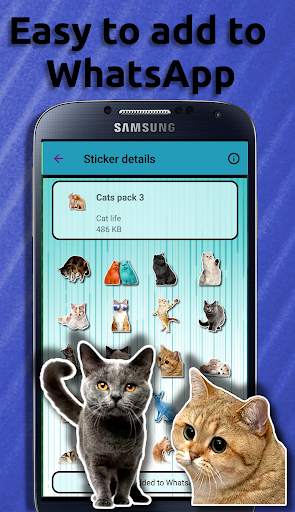 WAStickerApps Cats screenshot 2