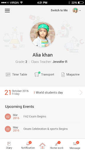 ParentEye - School App screenshot 1