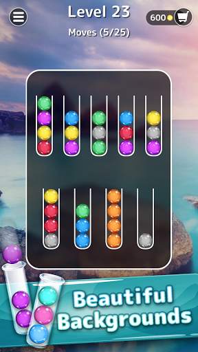 Ballscapes: Ball Sort Color Puzzle screenshot 2