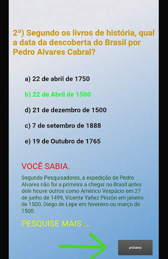 QQB- Quiz Quebra Bloco - Tema: História do Brasil screenshot 1