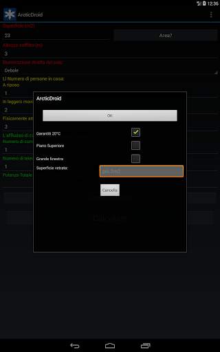 Calcolo condizionatore d'aria screenshot 14