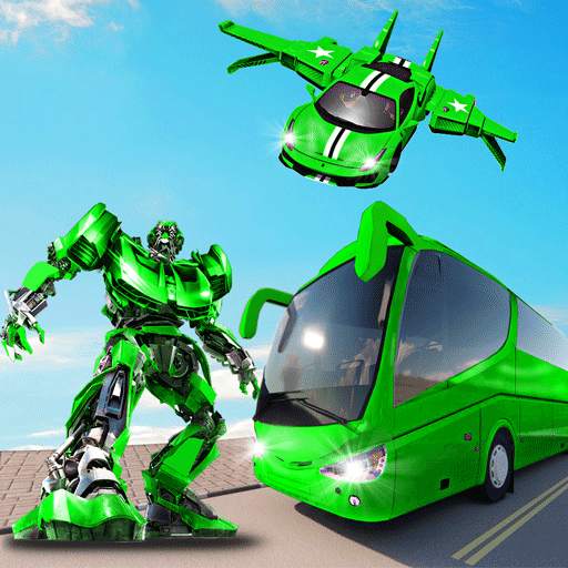 US Bus Robot Car Transform 1.1