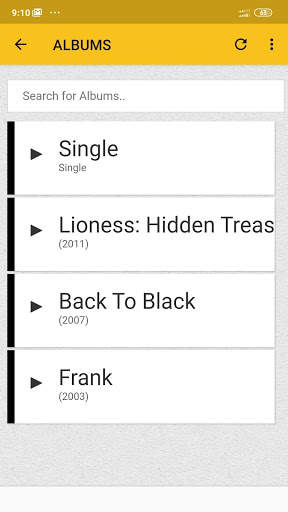 Amy Winehouse Lyrics screenshot 5