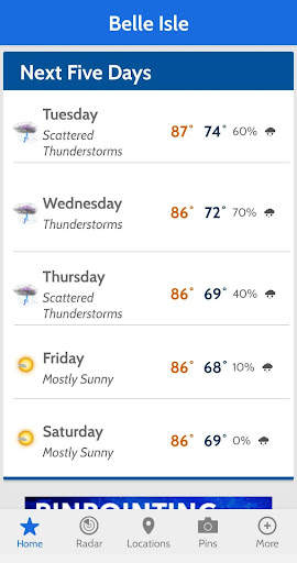 News 6 Pinpoint Weather screenshot 6