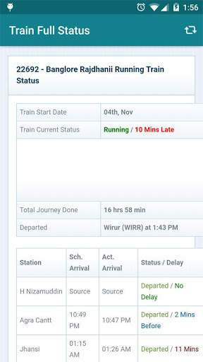 Train Locator - Indian Railways स्क्रीनशॉट 6