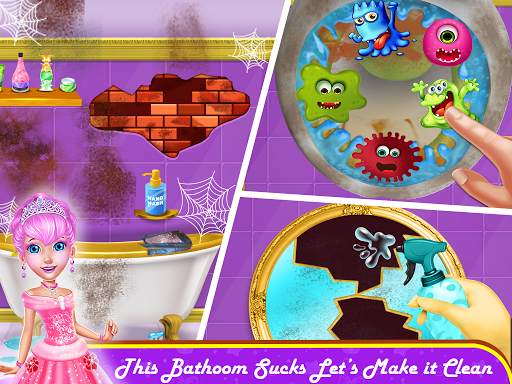Home Cleanup 2 - Princess Girl House Cleaning Game screenshot 3