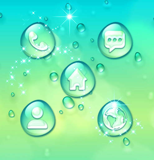 Tema Water Drops screenshot 4