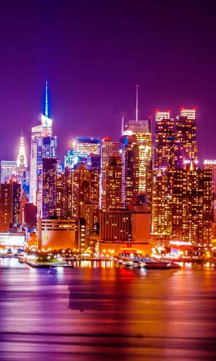 Night City Live Wallpaper (backgrounds & themes) screenshot 3