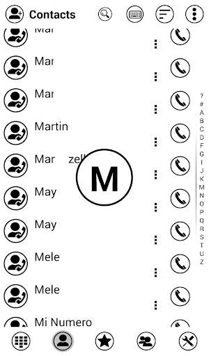 Theme Metro White RocketDial screenshot 2