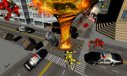 Tornado Robot Car Simulator screenshot 1