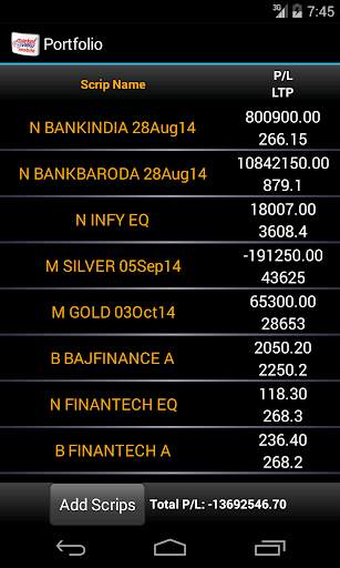 MCX NSE BSE Live Market Demo screenshot 5