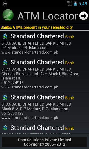 ATM Locator Pakistan screenshot 4
