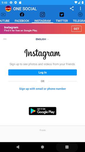 ONE SOCIAL : All in one Social Media app screenshot 3