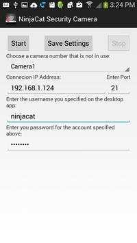 NinjaCat Security Camera screenshot 1