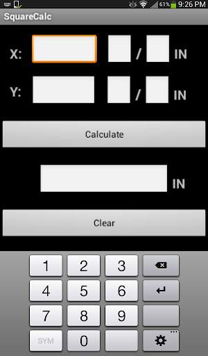 SquareCalc Construction Calc screenshot 3