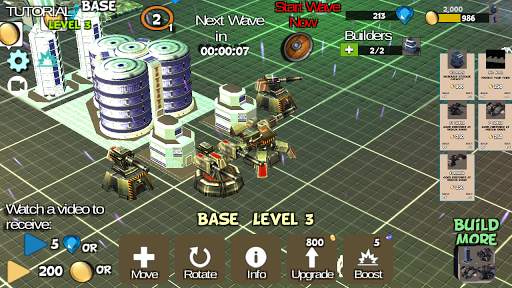 Sci-Fi Tower Defense - AI gone mad - Turrets Clash screenshot 1