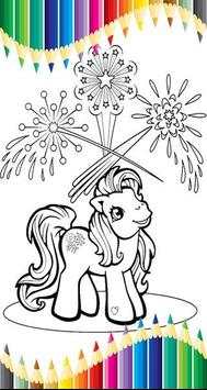 MyLittle Unicorn Coloring Game For Kids screenshot 2