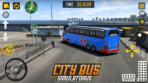 Modern Bus Coach Driving Games screenshot 5